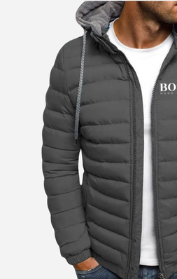 Puffer jacket with hood